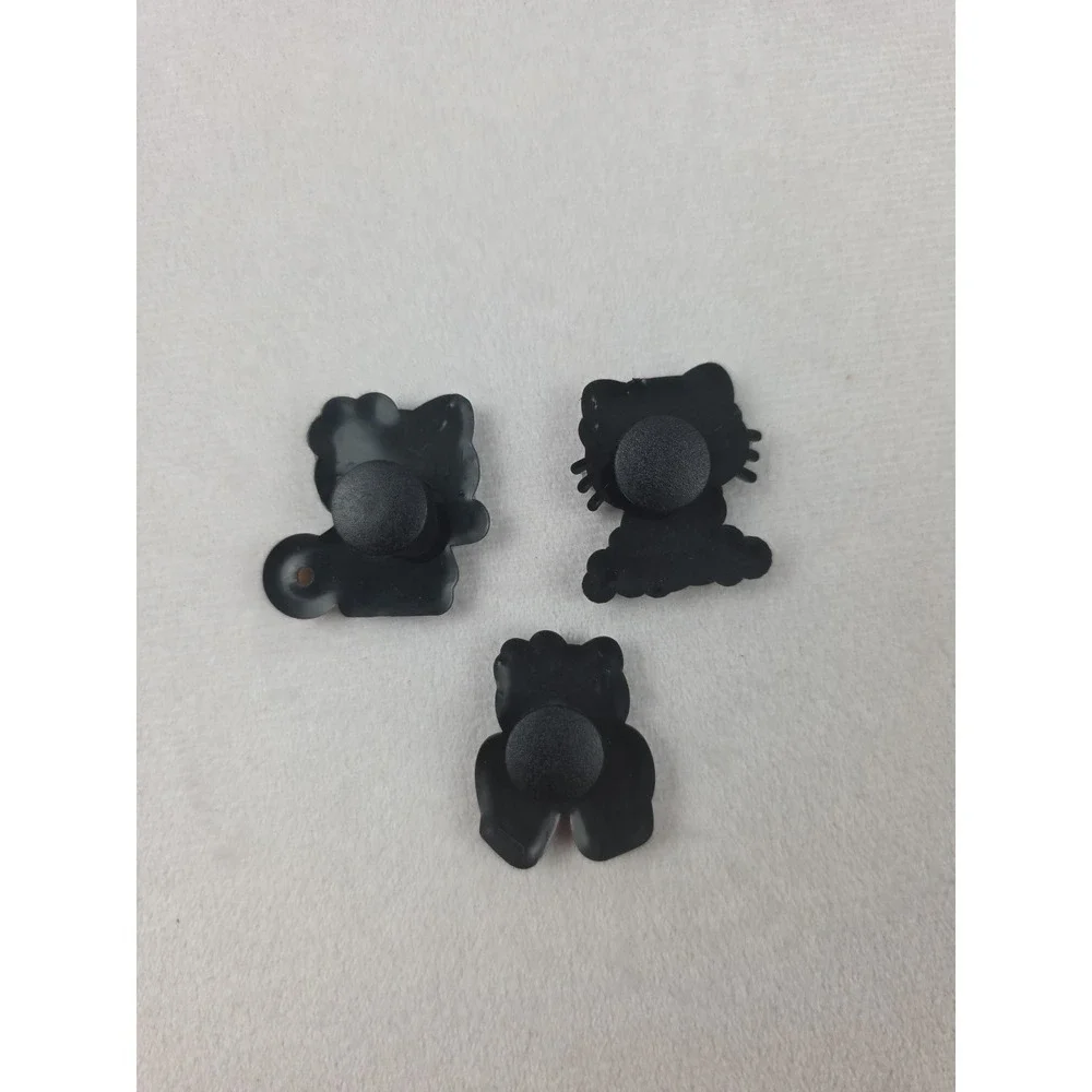 Hello Kitty Lot Of 3 Rubber Shoe Charms Bow Kitty, Swim Kitty, Flower Kitty
